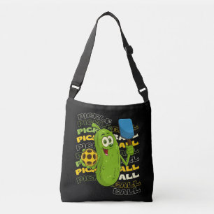 Pickle Power! Schattigee Pickleball Kinder Crossbody Tas
