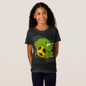 Pickle Power! Schattigee Pickleball Kinder T-shirt (Voorkant volledig)