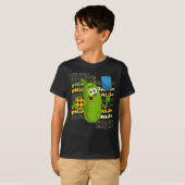 Pickle Power! Schattigee Pickleball Kinder T-shirt (Voorkant volledig)
