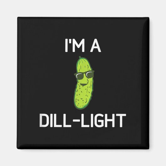 Pickle Pun, In A Dill-light, Grappig, Grappen, Sar Magneet (Voorkant)