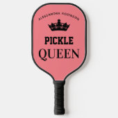 Pickle Queen, gepersonaliseerde pickleball paddle (Voorkant)