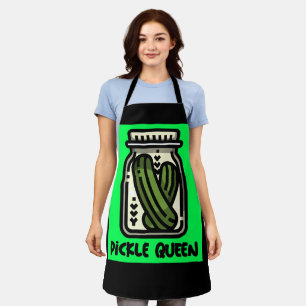 PICKLE QUEEN MOM DAMES GRAPPIGE KEUKEN SCHORTEN