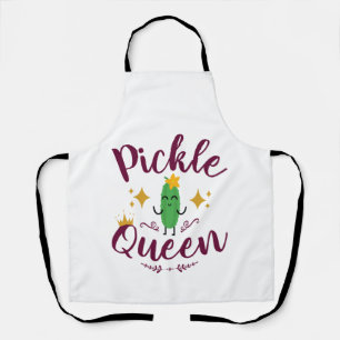 Pickle Queen Pickles Lover Women Girls Schort
