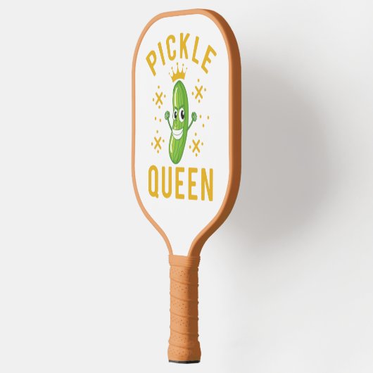 Pickle Queen Typography Sports Accessoires Pickleball Paddle (Links)