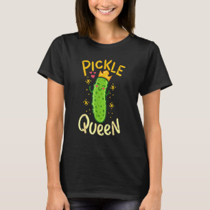 Pickle Queen Vegan Cucumber Vegetable T-shirt