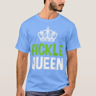 Pickle Queen Vegan Funny Vegetable T-shirt