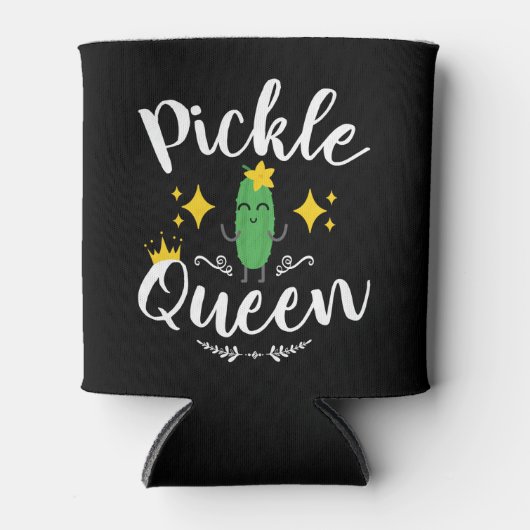 Pickle Queen Vrouwen Pickles Lover Blikjeskoeler (Voorkant)