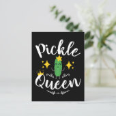 Pickle Queen Vrouwen Pickles Lover Briefkaart (Staand voorkant)