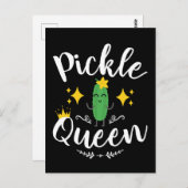 Pickle Queen Vrouwen Pickles Lover Briefkaart (Voorkant / Achterkant)
