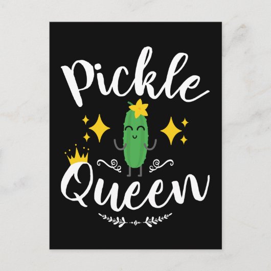 Pickle Queen Vrouwen Pickles Lover Briefkaart (Voorkant)