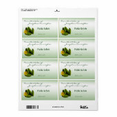 Pickle Relish Canning Labels (Full Sheet)
