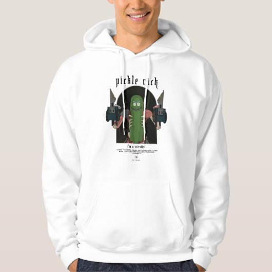 Pickle Rick - Ik ben een wetenschapper Grafisch Ci Hoodie (Voorkant)