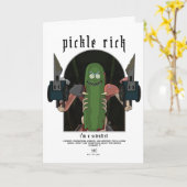 Pickle Rick - Ik ben een wetenschapper Grafisch Ci Kaart (Gele Bloem)