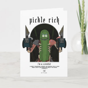 Pickle Rick - Ik ben een wetenschapper Grafisch Ci Kaart