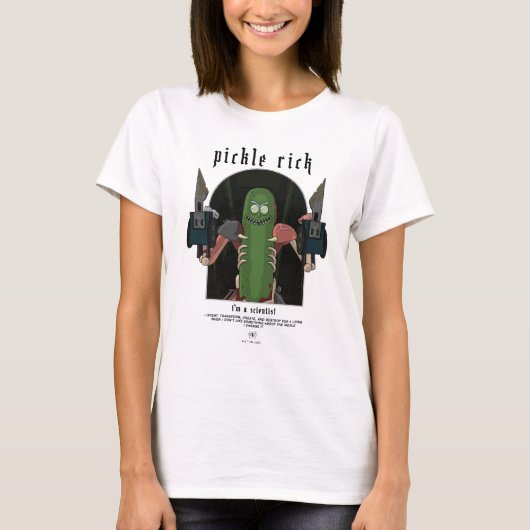 Pickle Rick - Ik ben een wetenschapper Grafisch Ci T-shirt (Voorkant)