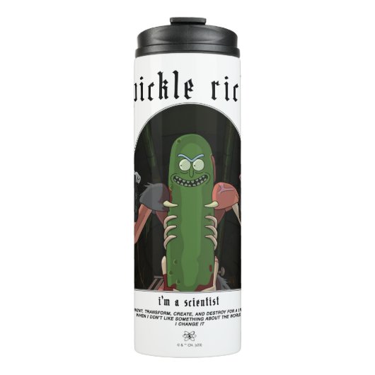 Pickle Rick - Ik ben een wetenschapper Grafisch Ci Thermosbeker (Voorkant)