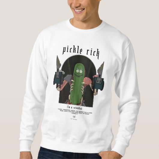 Pickle Rick - Ik ben een wetenschapper Grafisch Ci Trui (Voorkant)