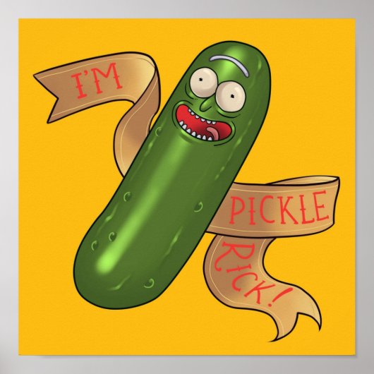Pickle Rick Poster (Voorkant)
