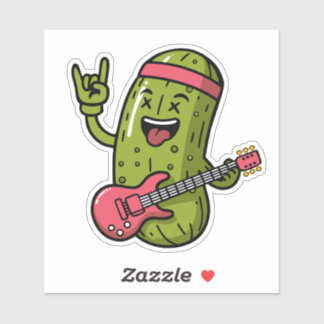Pickle Rock Star Sticker