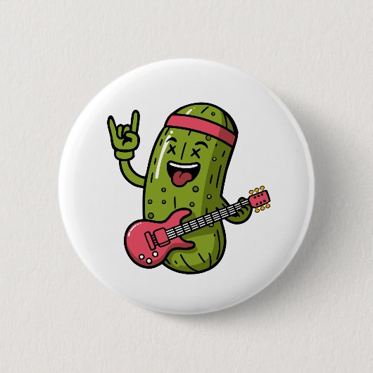 Pickle Rockster Ronde Button 5,7 Cm (Voorkant)