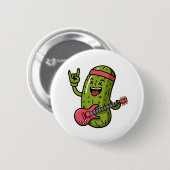 Pickle Rockster Ronde Button 5,7 Cm (Voorkant /achterkant)