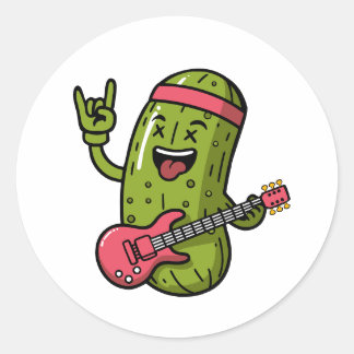 Pickle Rockster Ronde Sticker