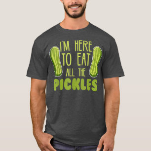 Pickle Season Puns Vegetable Quote Vegan Vegetaria T-shirt