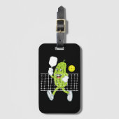 Pickle Speling Pickleball - Funny Pickleball Paddl Bagagelabel (Voorkant (verticaal))