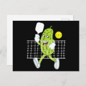 Pickle Speling Pickleball - Funny Pickleball Paddl Briefkaart (Voorkant / Achterkant)