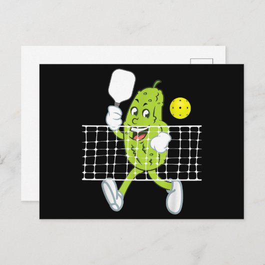 Pickle Speling Pickleball - Funny Pickleball Paddl Briefkaart (Voorkant / Achterkant)