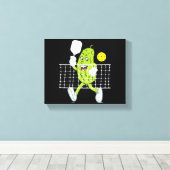 Pickle Speling Pickleball - Funny Pickleball Paddl Canvas Afdruk (Insitu (Houten vloer))