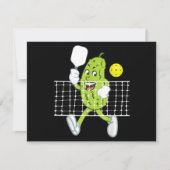 Pickle Speling Pickleball - Funny Pickleball Paddl Feestdagenkaart (Voorkant)