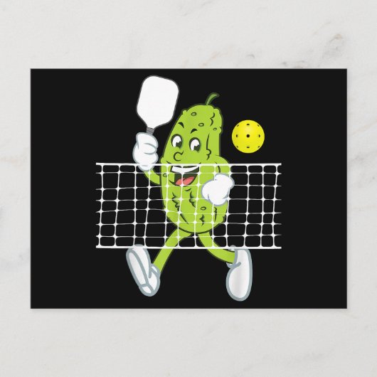 Pickle Speling Pickleball - Funny Pickleball Paddl Feestdagenkaart (Voorkant)
