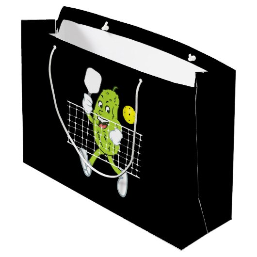 Pickle Speling Pickleball - Funny Pickleball Paddl Groot Cadeauzakje (Achterkant Gekanteld)