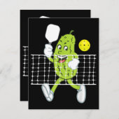 Pickle Speling Pickleball - Funny Pickleball Paddl Informatiekaartje (Voorkant / Achterkant)