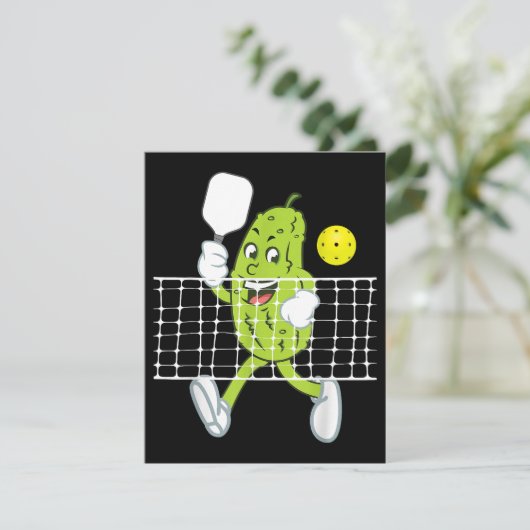 Pickle Speling Pickleball - Funny Pickleball Paddl Informatiekaartje (Staand voorkant)