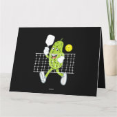 Pickle Speling Pickleball - Funny Pickleball Paddl Kaart (Achterkant)