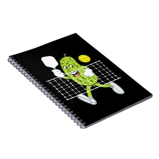 Pickle Speling Pickleball - Funny Pickleball Paddl Notitieboek (Rechterzijde)