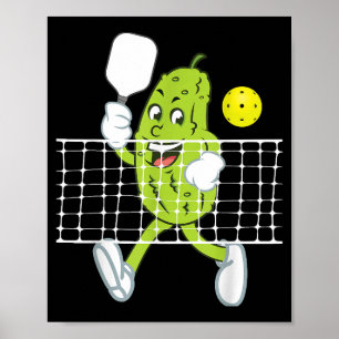 Pickle Speling Pickleball - Funny Pickleball Paddl Poster