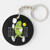 Pickle Speling Pickleball - Funny Pickleball Paddl Sleutelhanger (Achterkant)