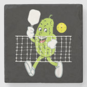 Pickle Speling Pickleball - Funny Pickleball Paddl Stenen Onderzetter (Voorkant)