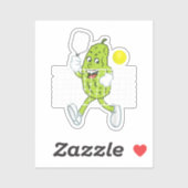 Pickle Speling Pickleball - Funny Pickleball Paddl Sticker (Vel)