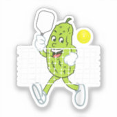 Pickle Speling Pickleball - Funny Pickleball Paddl Sticker (Voorkant)