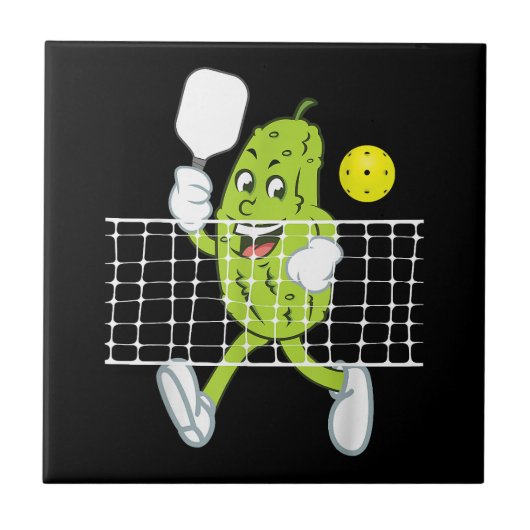 Pickle Speling Pickleball - Funny Pickleball Paddl Tegeltje (Voorkant)