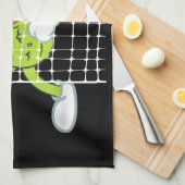 Pickle Speling Pickleball - Funny Pickleball Paddl Theedoek (Quarter Fold)