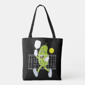 Pickle Speling Pickleball - Funny Pickleball Paddl Tote Bag (Achterkant)