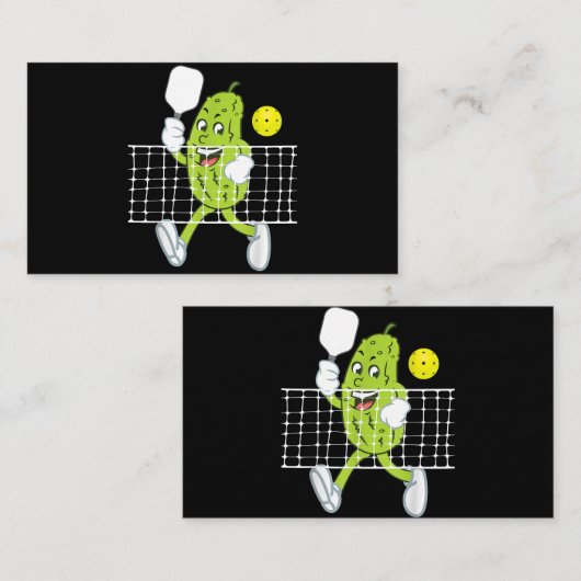 Pickle Speling Pickleball - Funny Pickleball Paddl Visitekaartje (Voorkant / Achterkant)