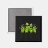 Pickle Squad Augurken Grappig Augurk Liefhebber De Magneet (Voorkant / Achterkant)