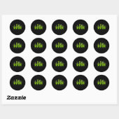 Pickle Squad Augurken Grappig Augurk Liefhebber De Ronde Sticker (Vel)