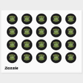 Pickle Squad Dill Team Ronde Sticker (Vel)